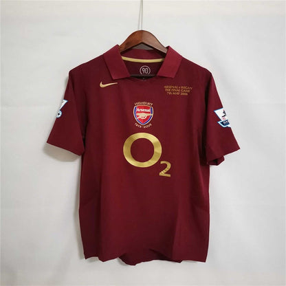 Camiseta Arsenal Retro 2005/06
