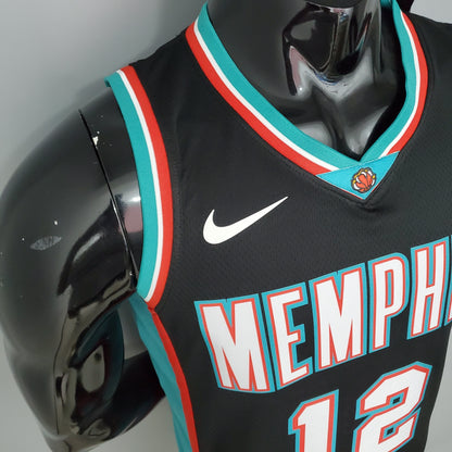 Camiseta Memphis Grizzlies Negra "Retro" Ja Morant