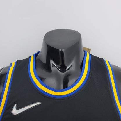 Camiseta Golden State Warriors Clásica Negra NBA 75 Aniversario