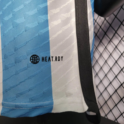 Camiseta Argentina Local "3 Estrellas" 2022 Versión Jugador
