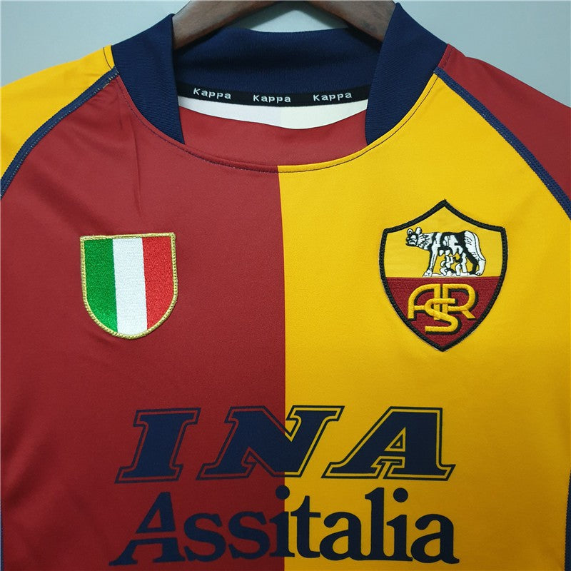 Camiseta AS Roma Visita Retro 2001/02