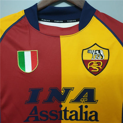 Camiseta AS Roma Visita Retro 2001/02