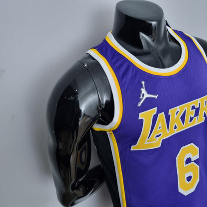 Camiseta LA Lakers Clásica Morada Jordan 2022/23 Versión Fan