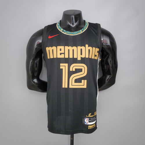 Camiseta Memphis Grizzlies Negra "City Edition" Ja Morant