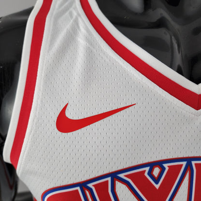 Camiseta Philadelphia 76ers Allen Iverson "Rookie Season" Blanca