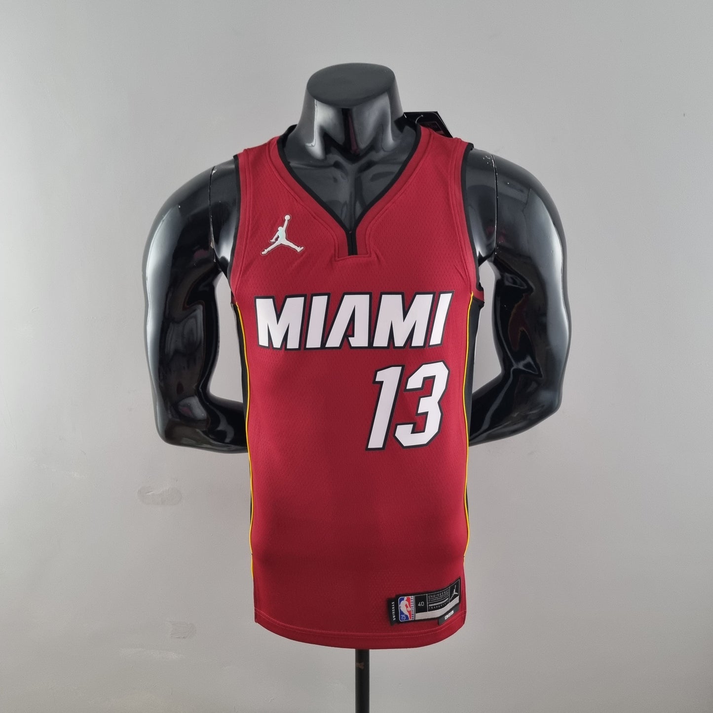 Camiseta NBA 75 Aniversario Miami Heat Roja