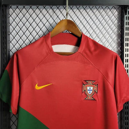 Camiseta Portugal Local Qatar 2022 Versión Fan