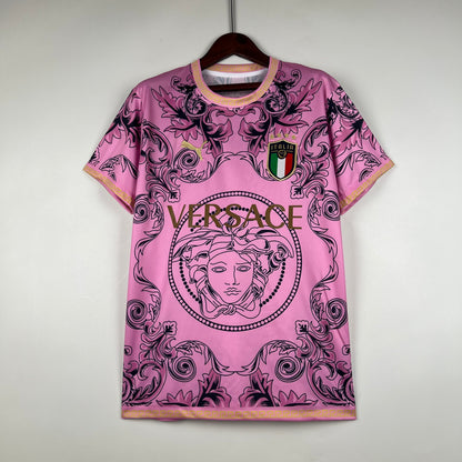 Camiseta Italia Versace Pink Edition 2023/24 Versión Fan
