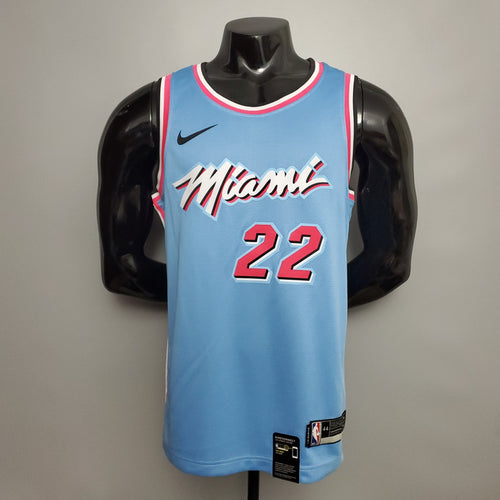 Camiseta Miami Heat Año 2020 Celeste