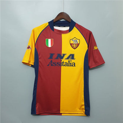 Camiseta AS Roma Visita Retro 2001/02