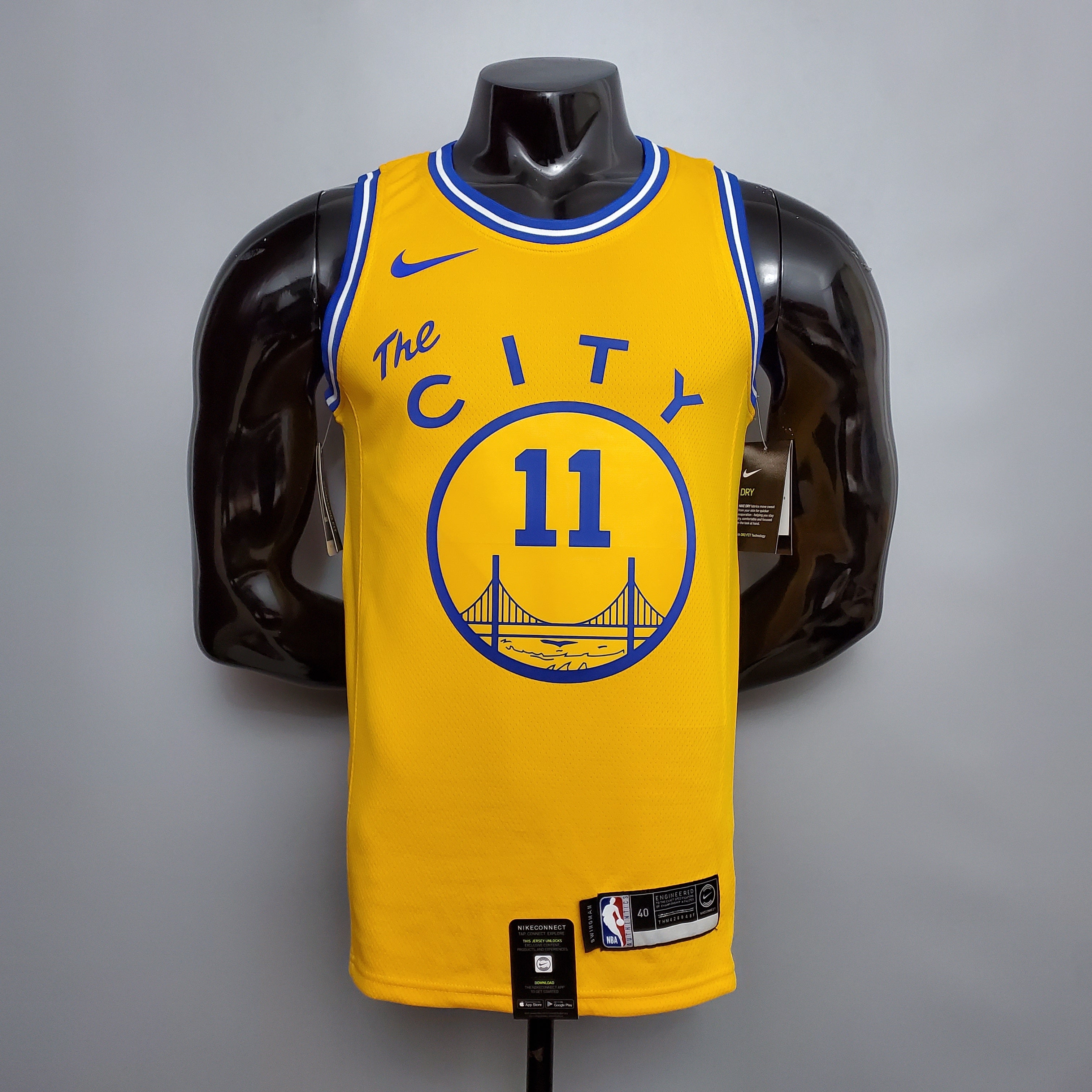 Golden State Warriors The City" Amarilla