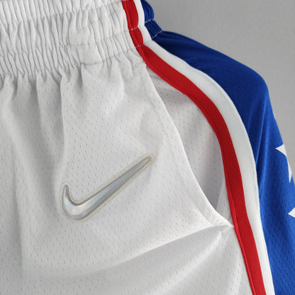 Camiseta Philadelphia 76ers NBA Shorts Blancos