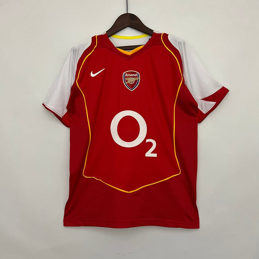 Camiseta Arsenal Local Retro 2004/05 Versión Fan