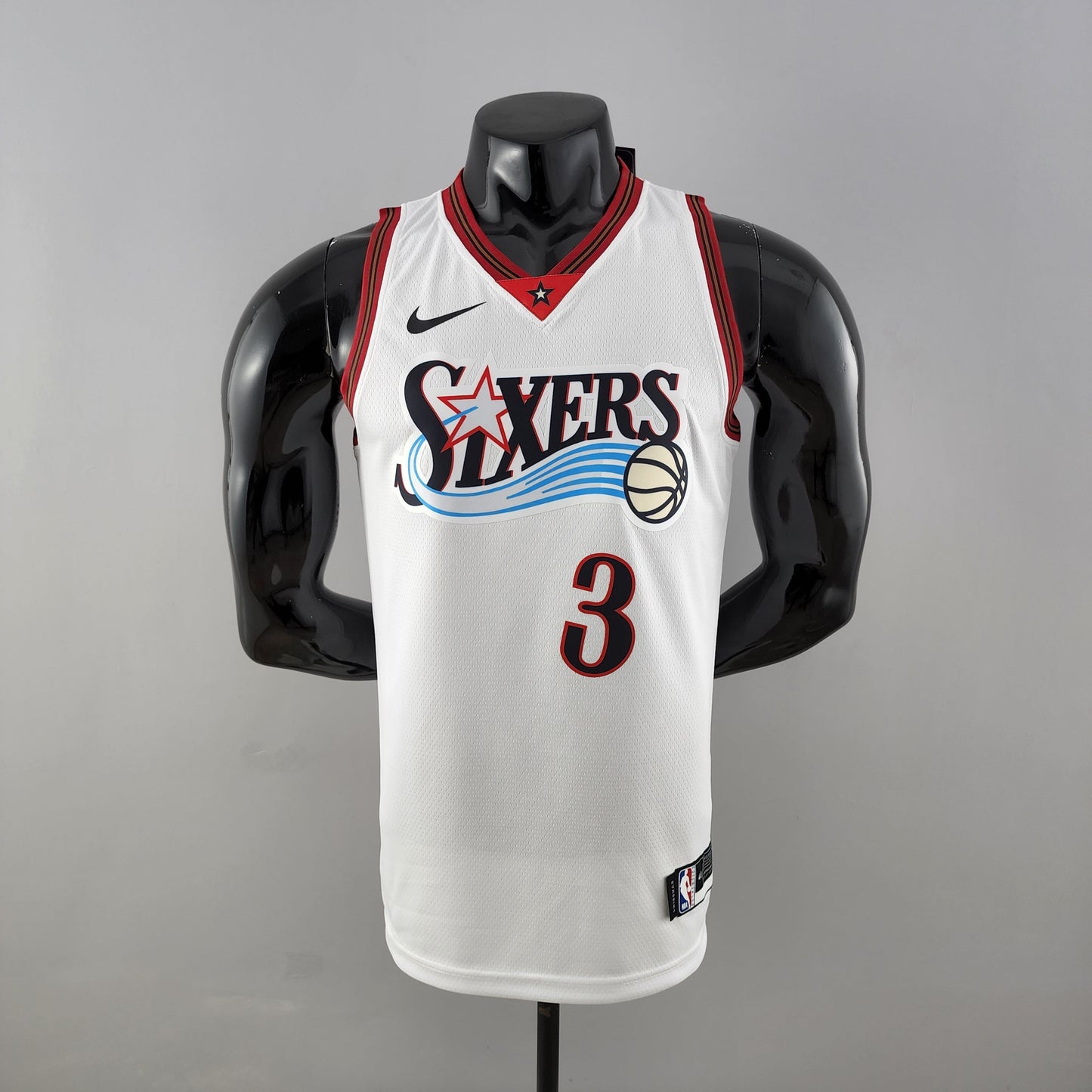 Camiseta Philadelphia 76ers Allen Iverson Blanca