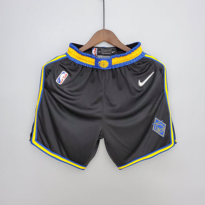 Camiseta Golden State Warriors City Edition Shorts Negros