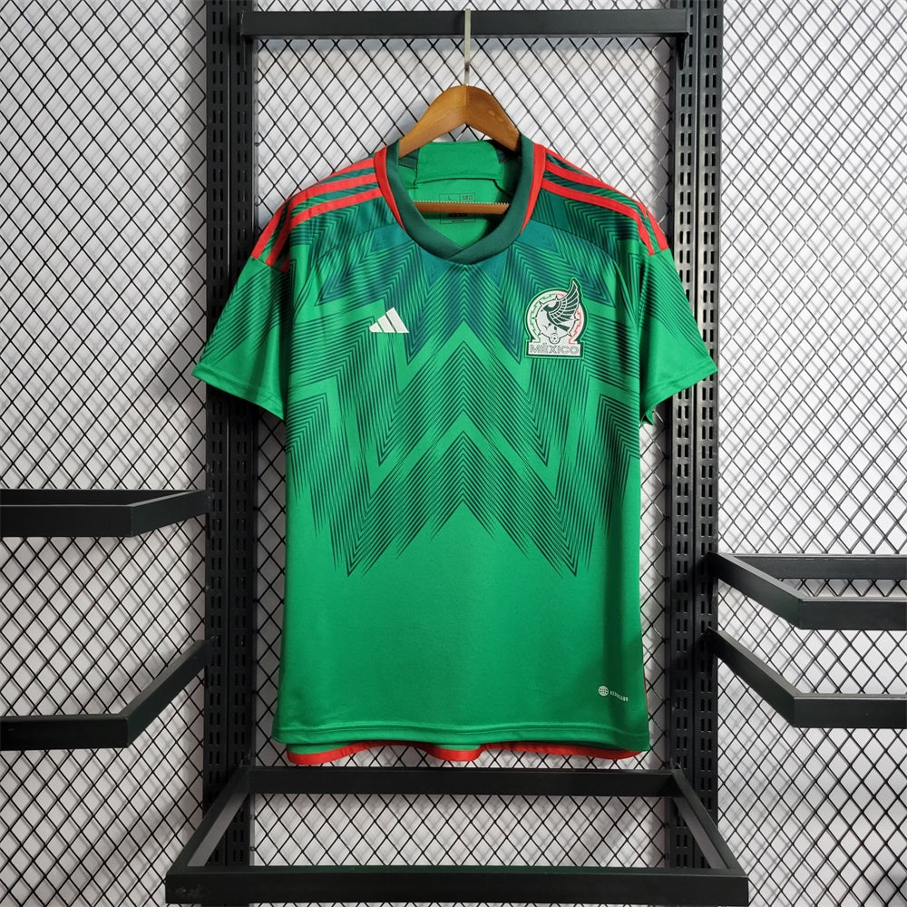 Camiseta México Local Qatar 2022 Versión Fan