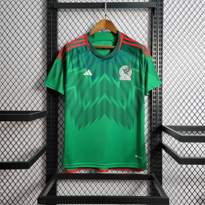 Camiseta México Local Qatar 2022 Versión Fan