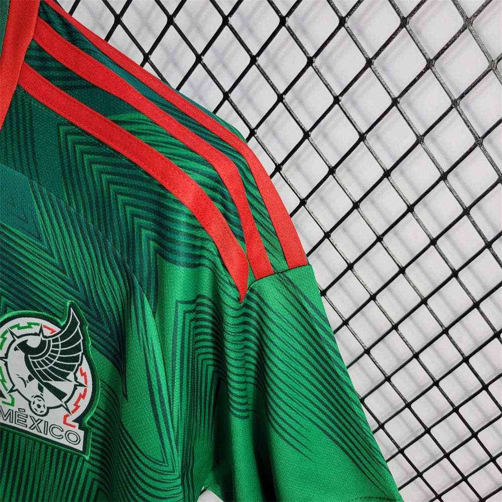 Camiseta México Local Qatar 2022 Versión Fan