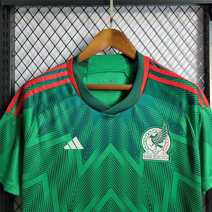 Camiseta México Local Qatar 2022 Versión Fan