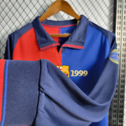 Camiseta FC Barcelona Conmemorativa Manga Larga Retro 100 Años