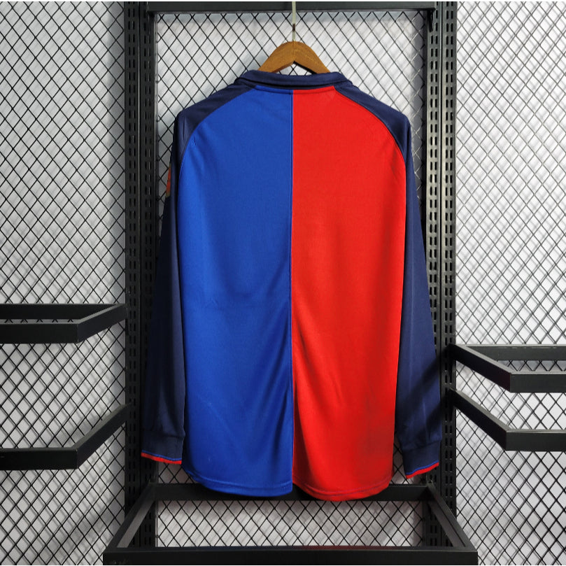 Camiseta FC Barcelona Conmemorativa Manga Larga Retro 100 Años