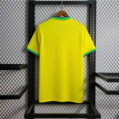 Camiseta Brasil Local Qatar 2022 Versión Fan
