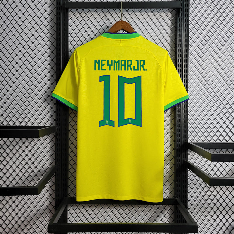 Camiseta Brasil Local Qatar 2022 Versión Fan