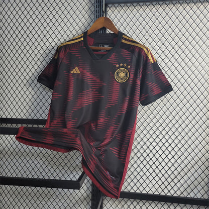 Camiseta Alemania Visitante Qatar 2022 Versión Fan