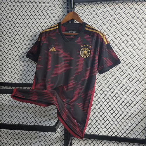 Camiseta Alemania Visitante Qatar 2022 Versión Fan