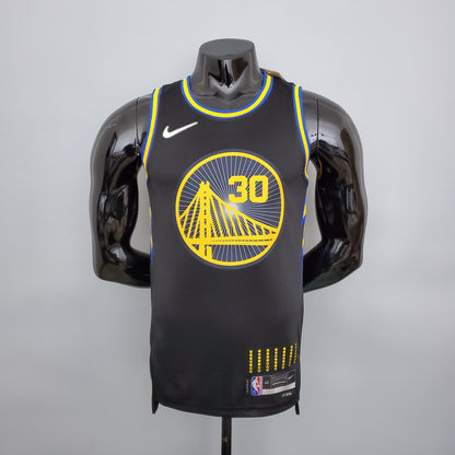 Camiseta Golden State Warriors Clásica Negra NBA 75 Aniversario