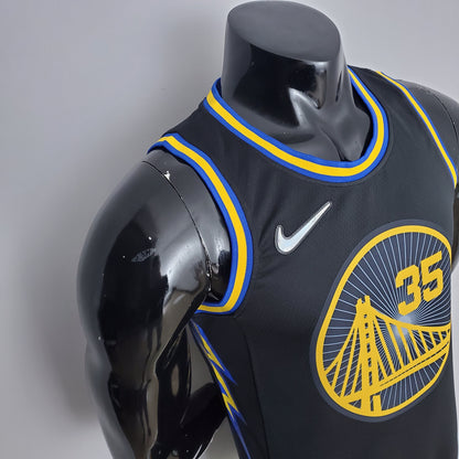 Camiseta Golden State Warriors Clásica Negra NBA 75 Aniversario