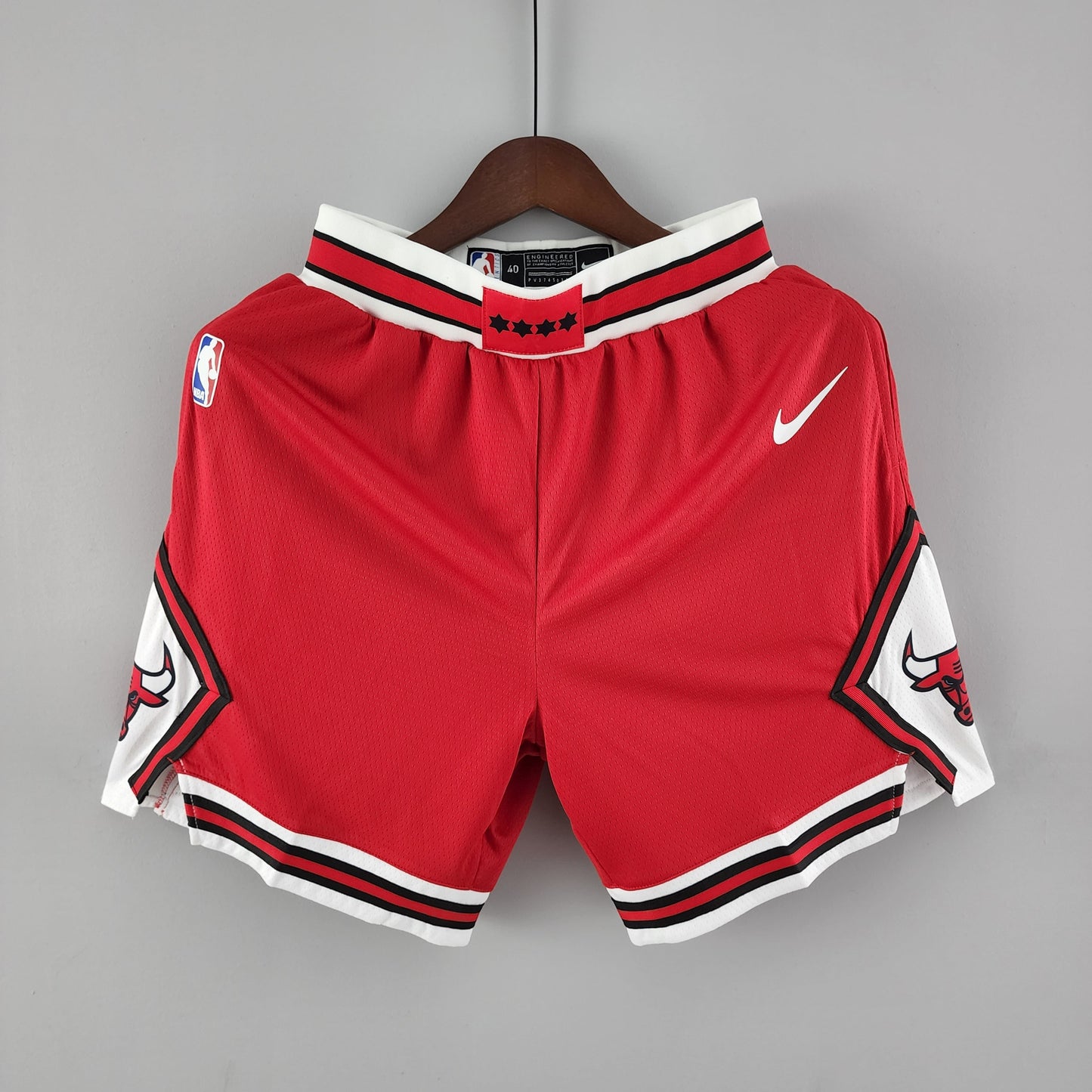 Camiseta Chicago Bulls Shorts Rojo