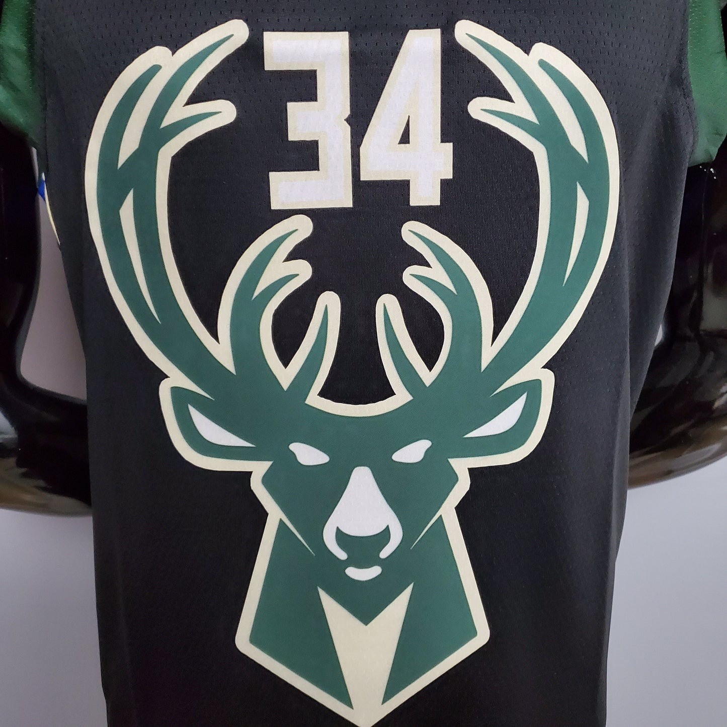 Camiseta Milwaukee Bucks Camiseta Negra NBA