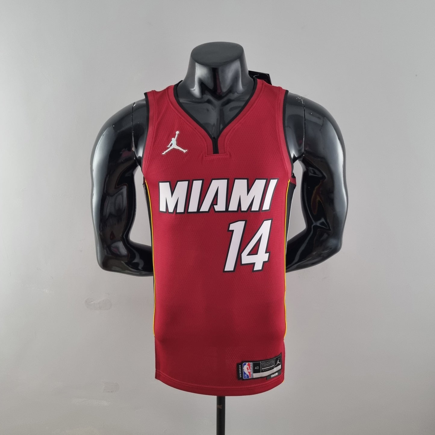Camiseta NBA 75 Aniversario Miami Heat Roja
