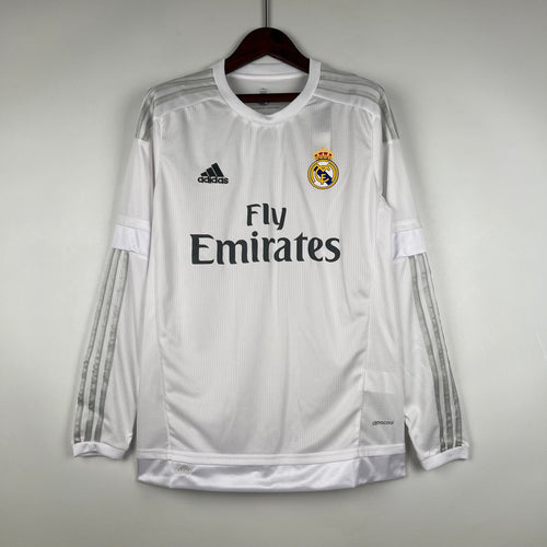 Camiseta Real Madrid Local Manga Larga Retro 2015/16