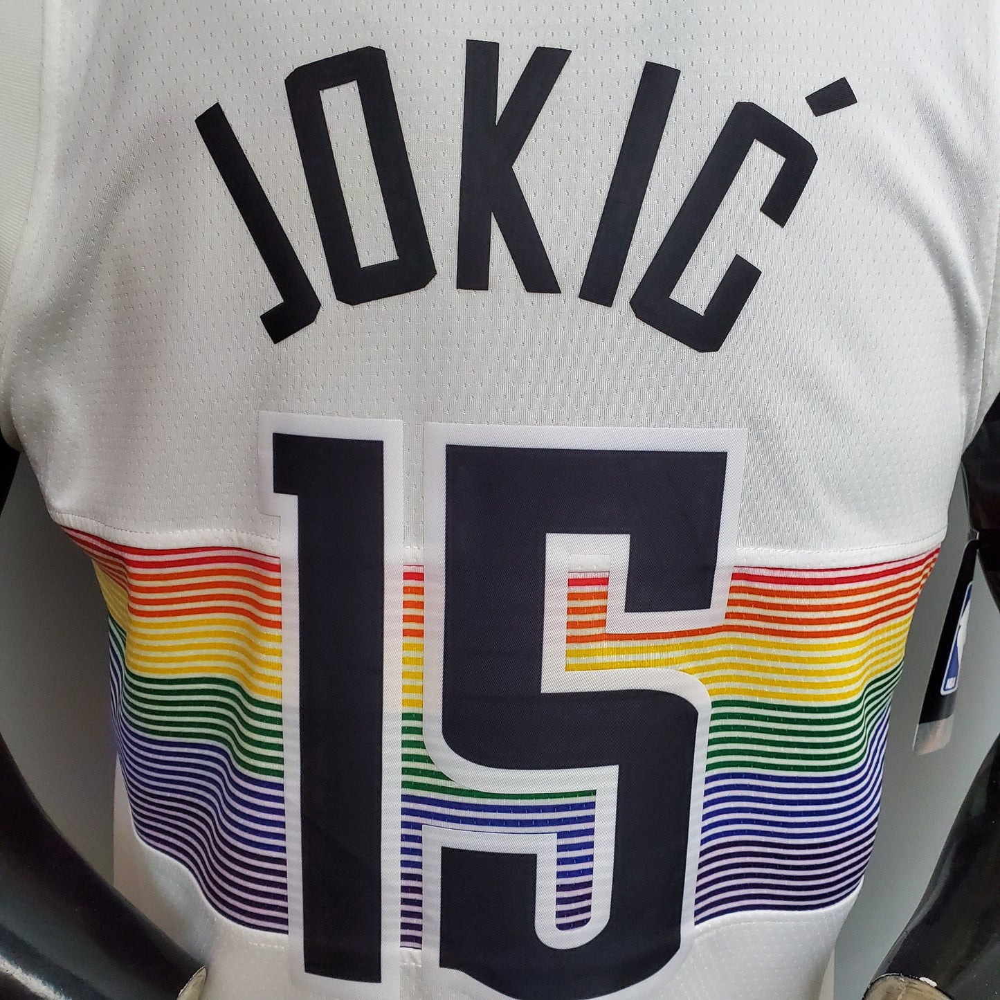 Camiseta Denver Nuggets "City Edition" Blanca Nikola Jokic