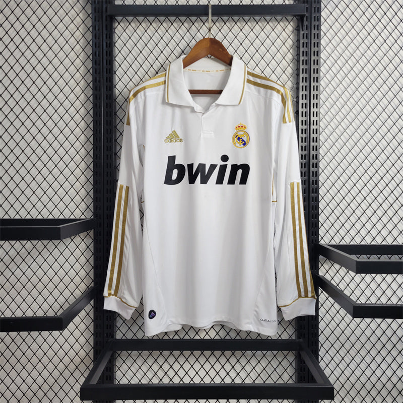 Camiseta Real Madrid Local Manga Larga Retro 2011/12