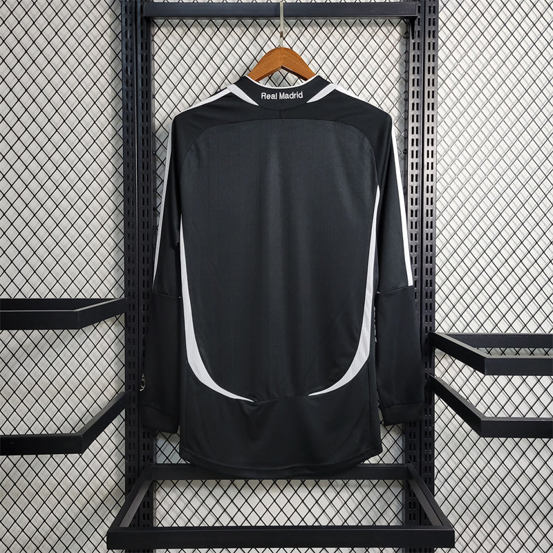 Camiseta Real Madrid Visita Manga Larga Retro 2006/07