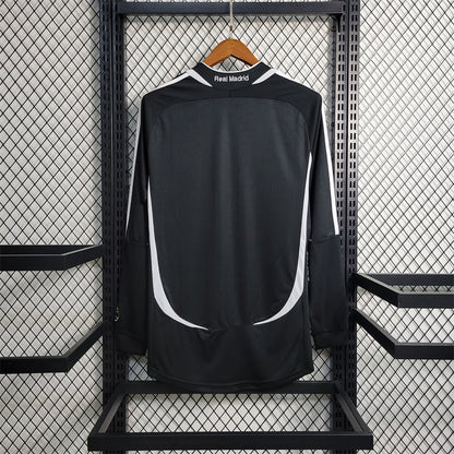 Camiseta Real Madrid Visita Manga Larga Retro 2006/07