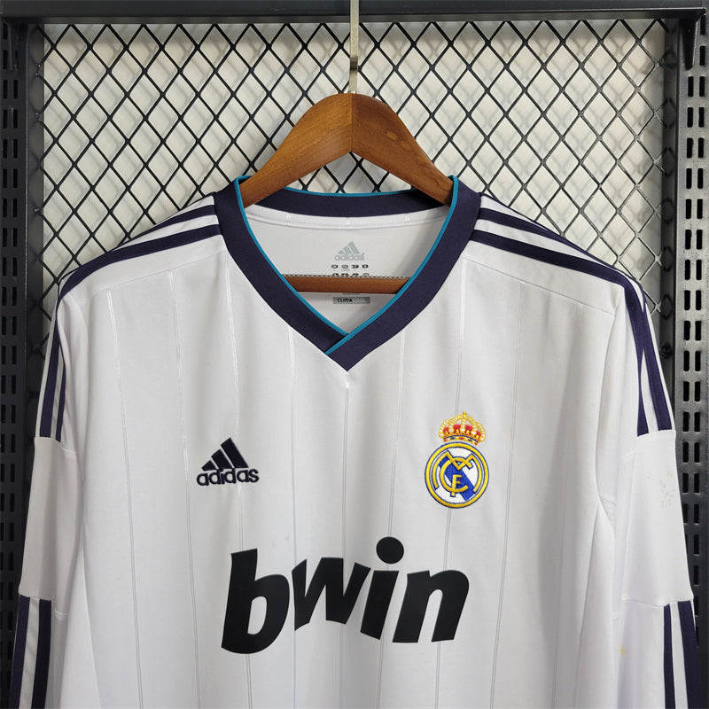 Camiseta Real Madrid Local Manga Larga Retro 2012/13
