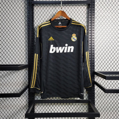 Camiseta Real Madrid Visita Manga Larga Retro 2011/12
