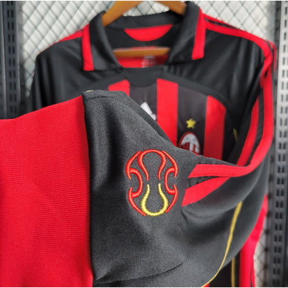 Camiseta AC Milán Local Retro Manga Larga 2006/07