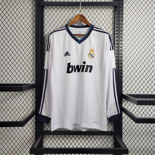 Camiseta Real Madrid Local Manga Larga Retro 2012/13