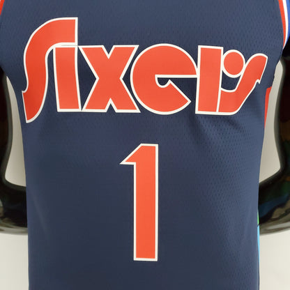 Camiseta Philadelphia 76ers "City Edition" Azul Royal