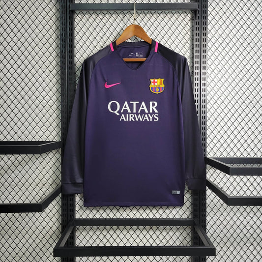 Camiseta FC Barcelona Retro Visita Manga Larga 2016/17