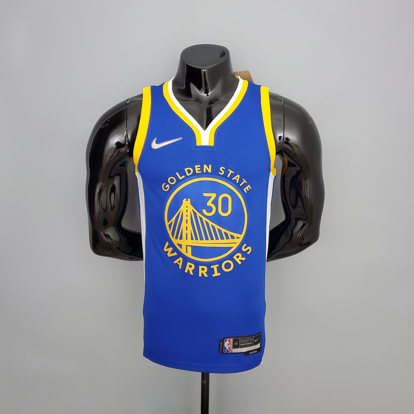Camiseta Golden State Warriors Clásico Azul NBA 75 Aniversario