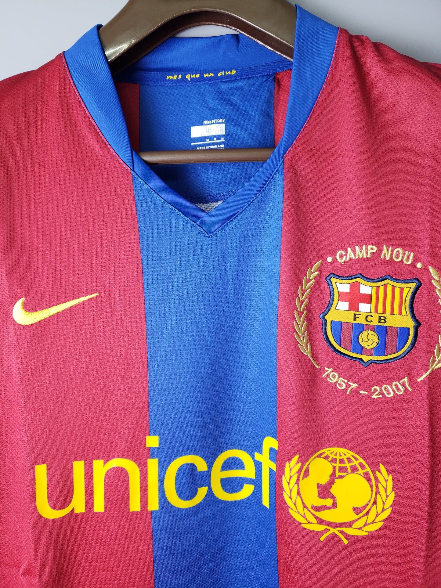 Camiseta FC Barcelona Manga Larga Retro 2007/08