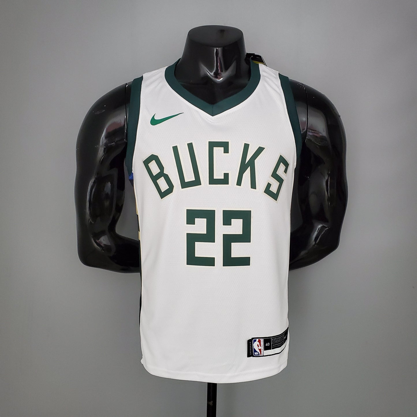 Camiseta Milwaukee Bucks 2021 Blanco NBA