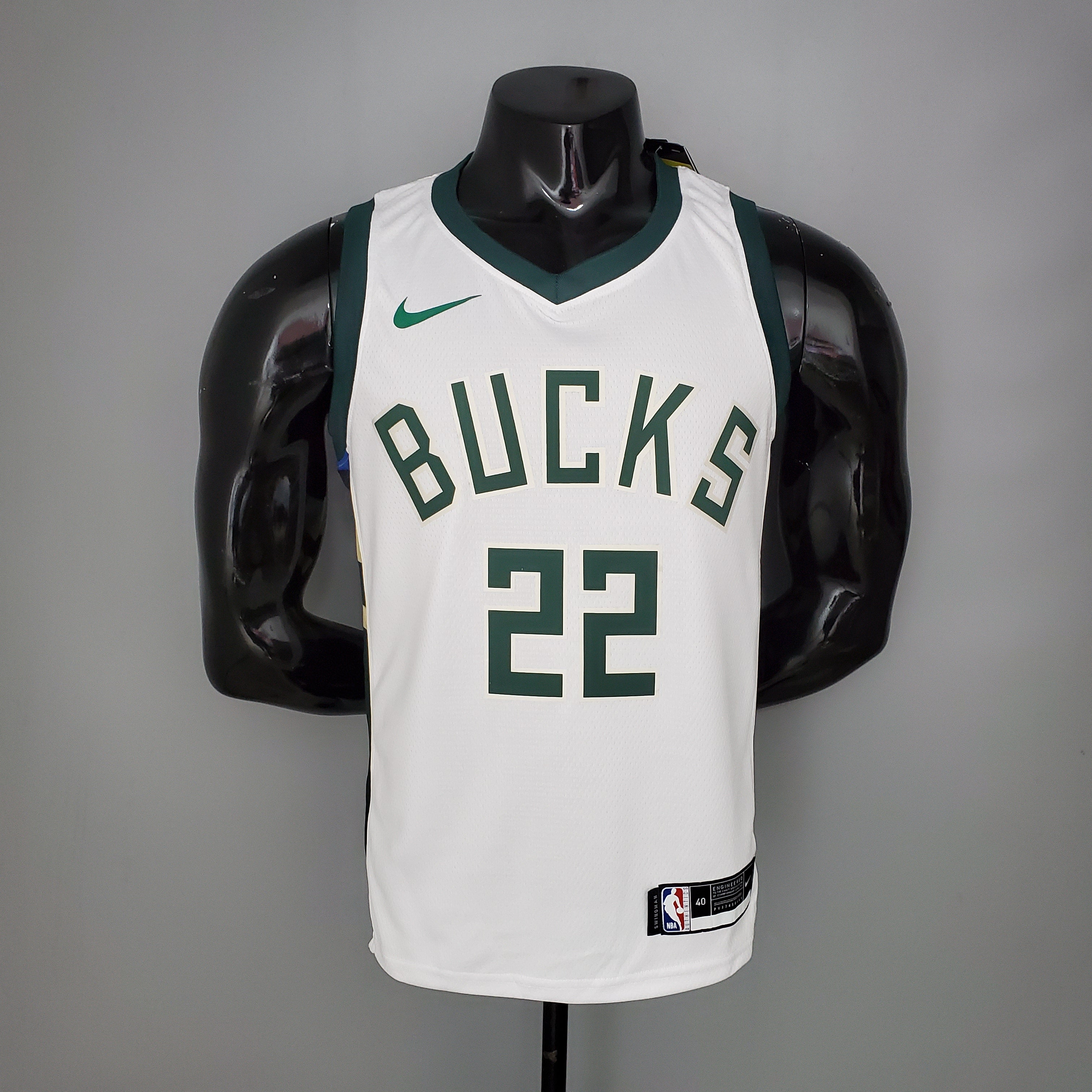 Milwaukee Bucks 2021 Blanco NBA