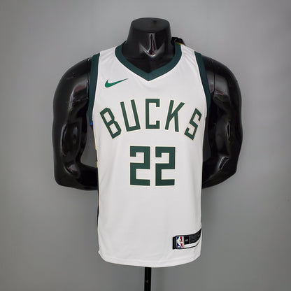Camiseta Milwaukee Bucks 2021 Blanco NBA